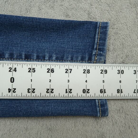 KanCan Jeans Junior's Size 9/28 Blue Mid-Rise Skinny Denim 29" Inseam Stretch - Picture 4 of 16